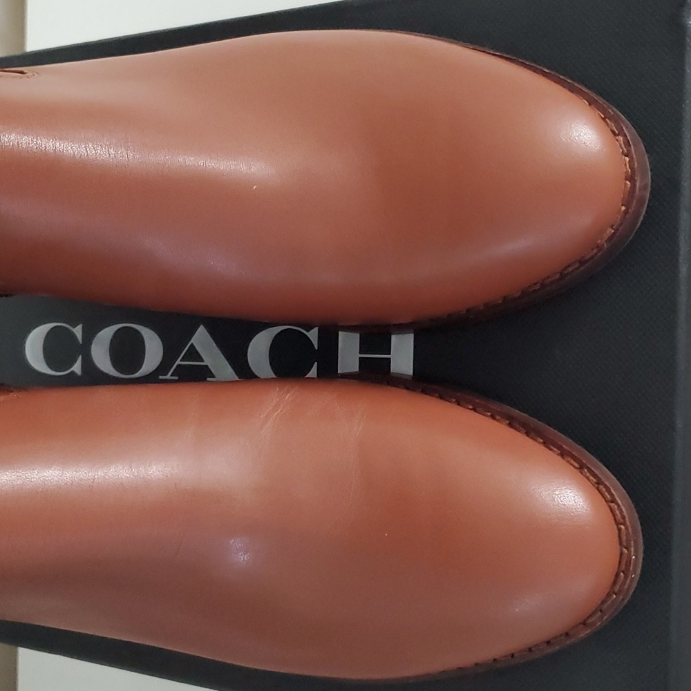 Coach Dannie Leather Ankle Bootie - Picture 4 of 16
